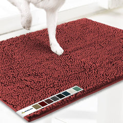 Muddy Mat As-seen-on-tv Highly Absorbent Microfiber Door Mat and Pet Rug, Non Slip Thick Washable Area and Bath Mat Soft Chenil